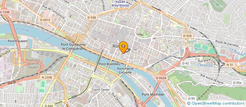 localisation de l'entreprise THE A COUDRE à ROUEN