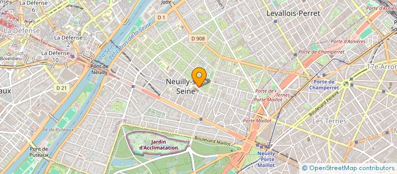 localisation de l'entreprise THE A LA MENTHE à NEUILLY-SUR-SEINE