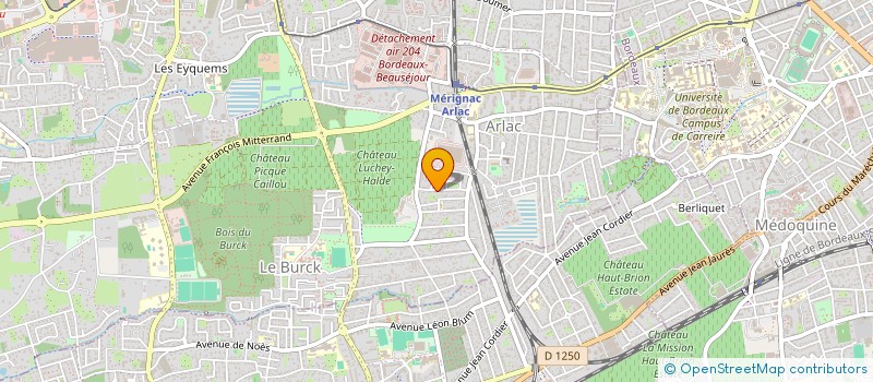 localisation de l'entreprise THE ANGEL'S  MERIGNAC