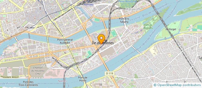 localisation de l'entreprise THE ARCH-SAS  NANTES