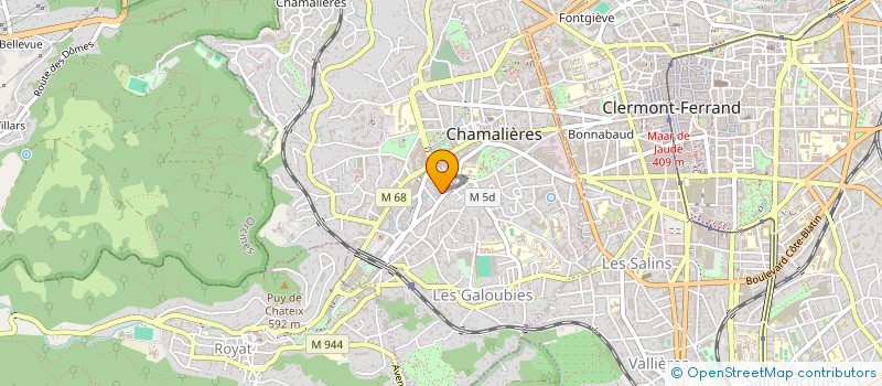 localisation de l'entreprise THE ARVERNIAN BRETHREN OF ROBERT BURNS  CHAMALIERES