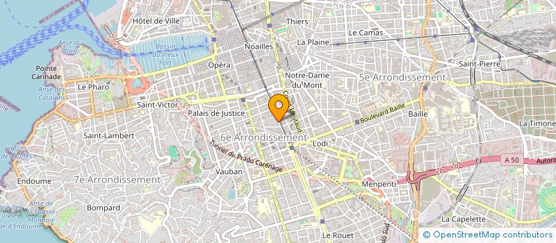 localisation de l'entreprise THE AUTO à MARSEILLE