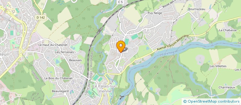 localisation de l'entreprise THE BAKER YMZ  LE PALAIS-SUR-VIENNE