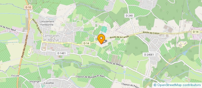 localisation de l'entreprise THE. BARADA  CAMBLANES-ET-MEYNAC