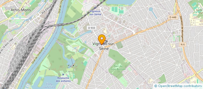 localisation de l'entreprise THE BARBER CUT à VIGNEUX-SUR-SEINE
