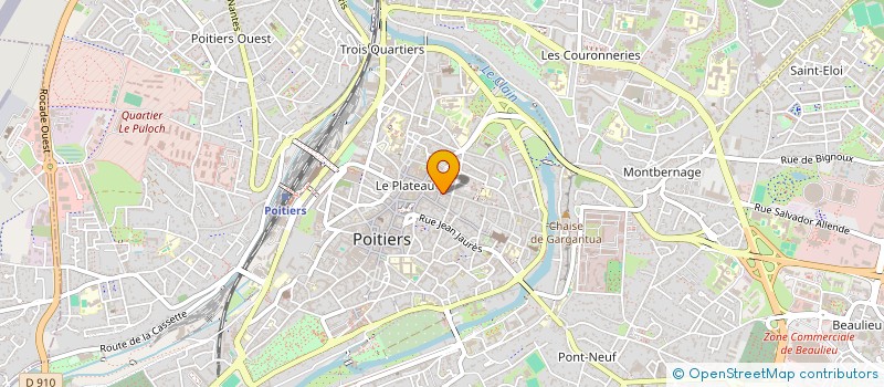 localisation de l'entreprise THE BARBER'S FACTORY  POITIERS