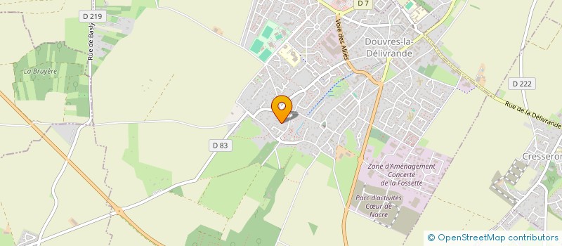 localisation de l'entreprise THE BARBER SHOP à DOUVRES-LA-DELIVRANDE