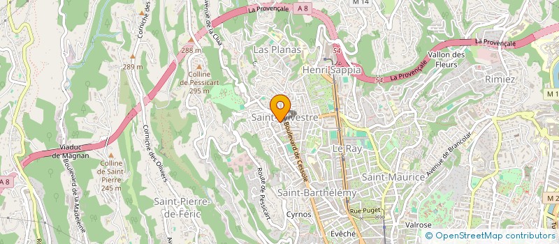 localisation de l'entreprise THE BARBER STREET 06  NICE