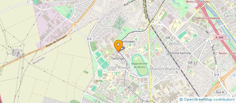 localisation de l'entreprise THE BARBEST  REIMS