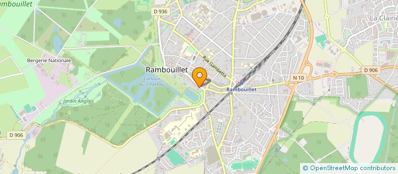 localisation de l'entreprise THE BATH & BED COMPAGNIE  RAMBOUILLET