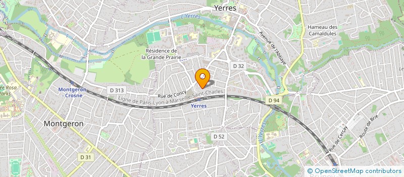 localisation de l'entreprise THE BEAUTY BAR à YERRES