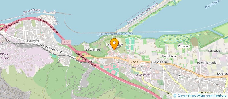 localisation de l'entreprise THE BEAUTY SHADES  MARIGNANE