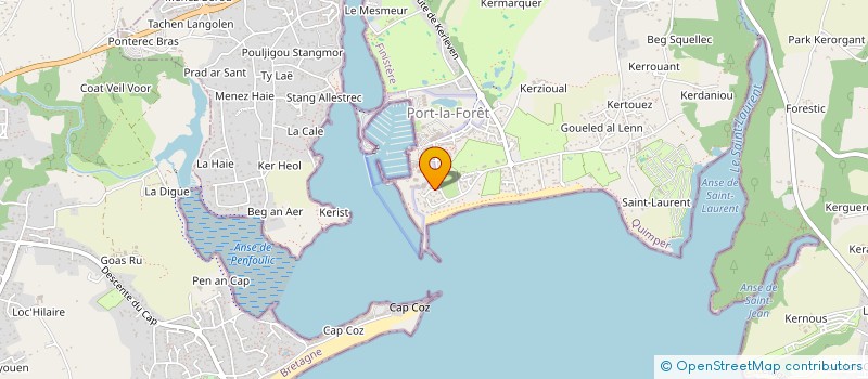 localisation de l'entreprise THE BERTHOU COMPANY  LA FORET-FOUESNANT