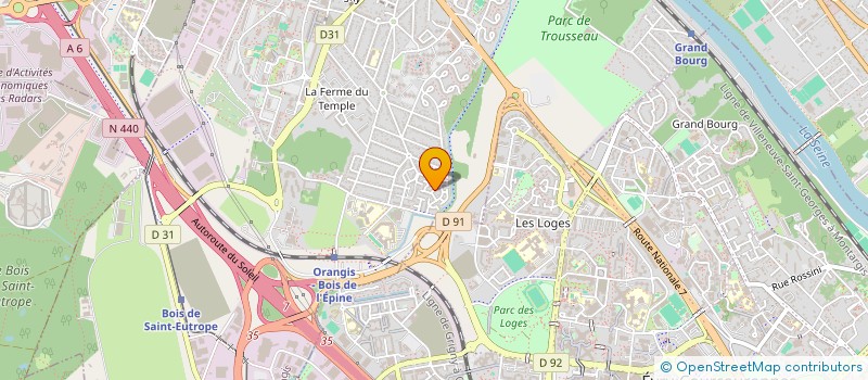 localisation de l'entreprise THE BEST DRIVER PARIS à RIS-ORANGIS