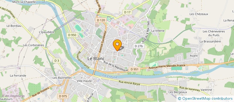 localisation de l'entreprise THE BEST EXPLOITE à LE BLANC