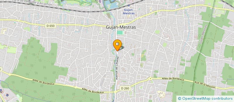 localisation de l'entreprise THE BEST MUSIC  GUJAN-MESTRAS