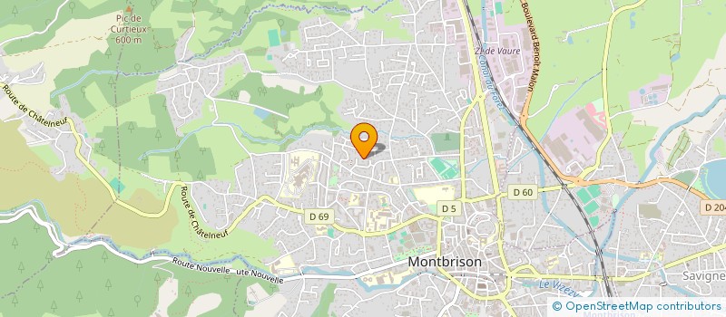 localisation de l'entreprise THE BEST OFF  MONTBRISON