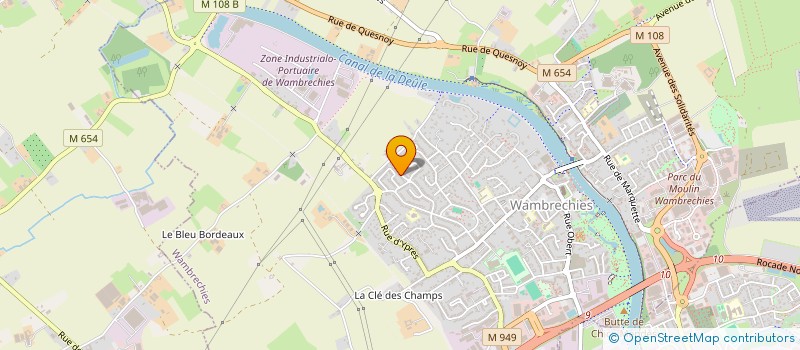 localisation de l'entreprise THE BICHETTE  WAMBRECHIES