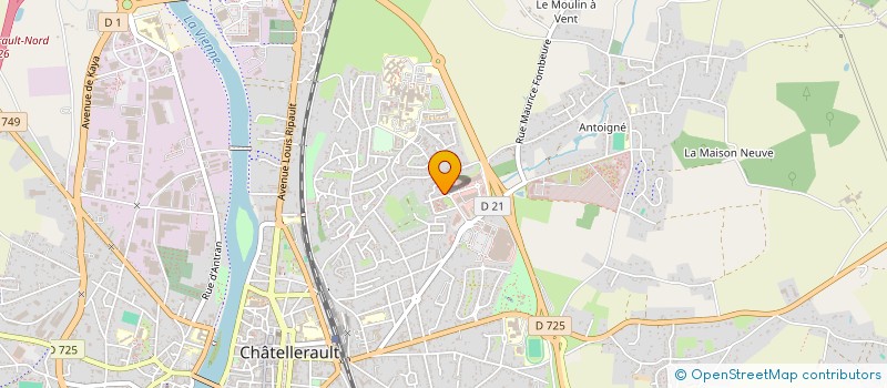 localisation de l'entreprise THE BIG AND LITTLE VAPE à CHATELLERAULT