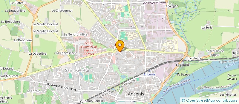 localisation de l'entreprise THE BIG BEARS AND CO  ANCENIS-SAINT-GEREON