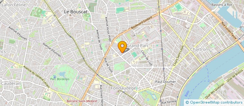 localisation de l'entreprise THE BIG SWEET ONE  BORDEAUX