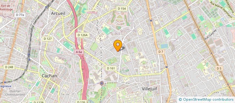 localisation de l'entreprise THE BIODIVERSITY FOOTPRINT INTELLIGENCE COMPANY  VILLEJUIF