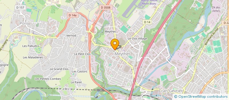 localisation de l'entreprise THE BLACK MOON à ANNECY