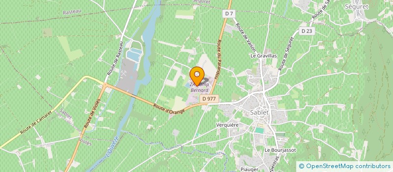 localisation de l'entreprise THE BLACK SEA  SABLET