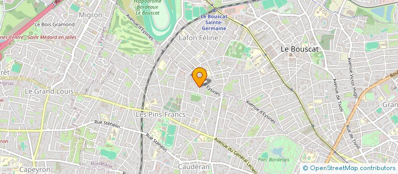 localisation de l'entreprise THE BLACK & WHITE  BORDEAUX