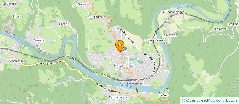 localisation de l'entreprise THE BLEEN PILL  RETOURNAC