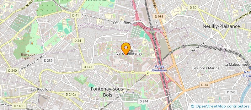 localisation de l'entreprise THE BLESSING OF GOD à FONTENAY-SOUS-BOIS