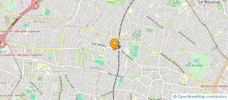 localisation de l'entreprise THE BLUE GLOBULE ORG-ORGA GLOBULE BLEUE  BORDEAUX