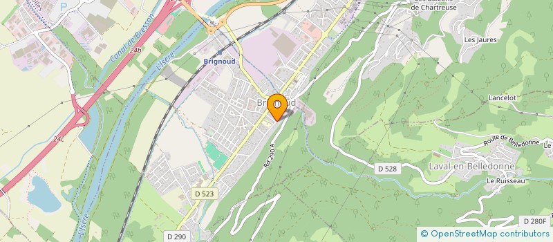 localisation de l'entreprise THE BOBSLEIGH BROTHERS  VILLARD-BONNOT