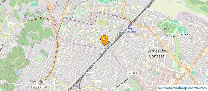localisation de l'entreprise THE BODY SUITE à SARCELLES