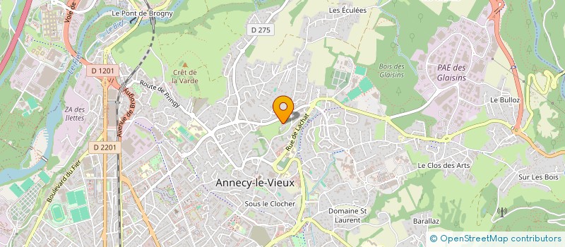 localisation de l'entreprise THE BOHOL DANCE PROJECT à ANNECY