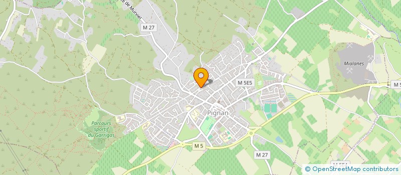 localisation de l'entreprise THE BOITE  PIGNAN