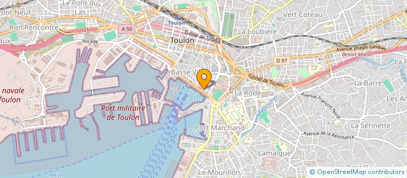 localisation de l'entreprise THE BOLD VISION AGENCY  TOULON