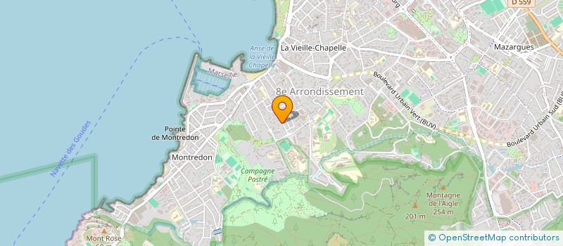 localisation de l'entreprise THE BOX à MARSEILLE