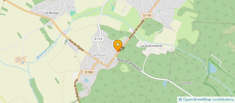 localisation de l'entreprise THE BREATHE BUILDING  GAMBAIS