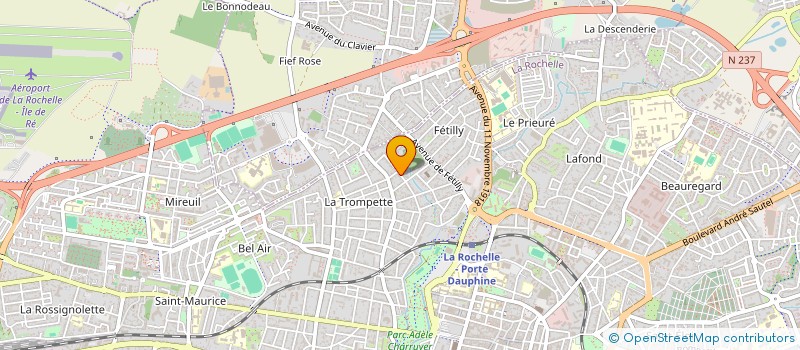 localisation de l'entreprise THE BRISTOL UNION  LA ROCHELLE