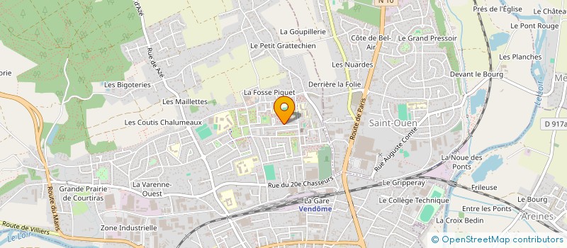localisation de l'entreprise THE BUILD STEEL à VENDOME