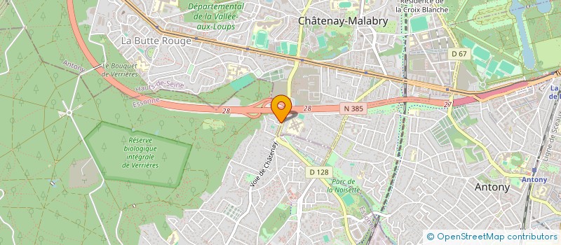 localisation de l'entreprise THE BUNKER PRODUCTIONS  VERRIERES LE BUISSON