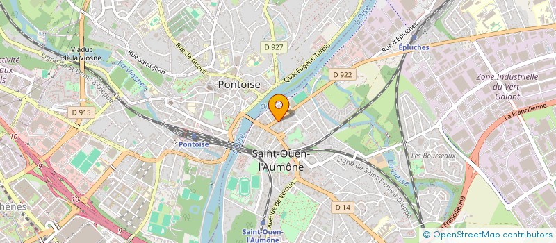 localisation de l'entreprise THE BURGER LAB à SAINT-OUEN-L'AUMONE