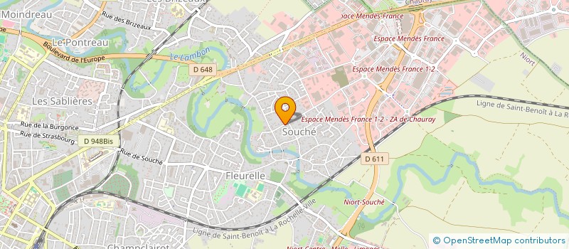 localisation de l'entreprise THE BYCAUG INVEST  NIORT