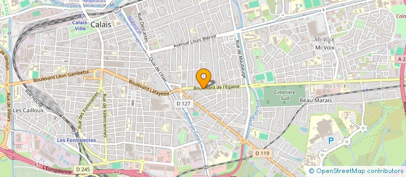 localisation de l'entreprise THE CALAIS BEACON  CALAIS