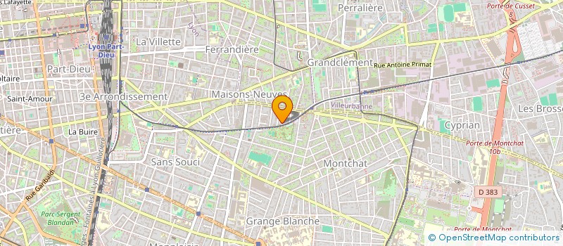 localisation de l'entreprise THE CANDY SHOP  LYON 3EME