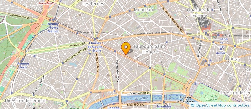 localisation de l'entreprise THE CAR RENTAL CO.  PARIS