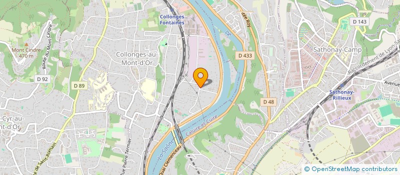 localisation de l'entreprise THE CARBON PAPERS  COLLONGES-AU-MONT-D'OR