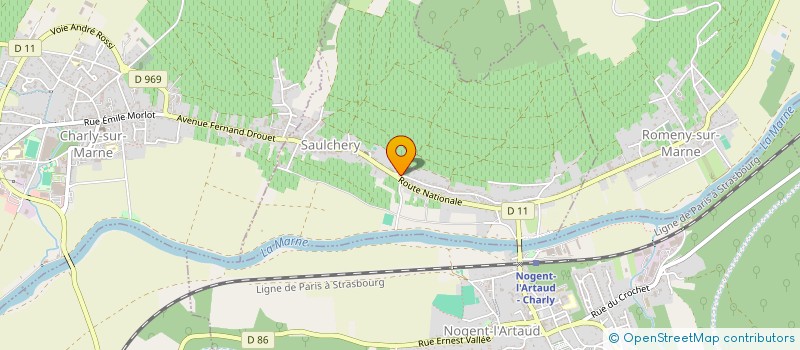 localisation de l'entreprise THE CEMETARY GIRLZ  SAULCHERY