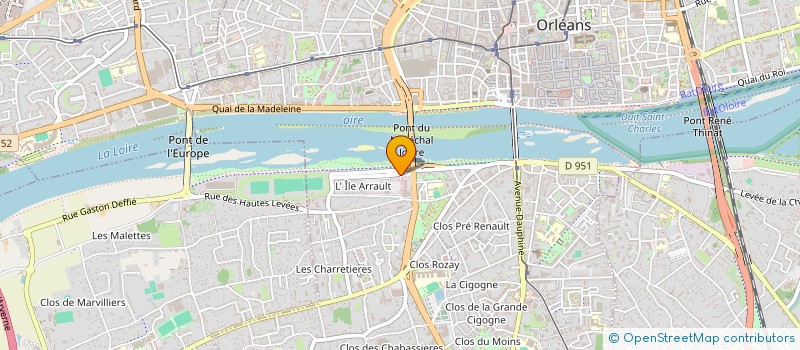 localisation de l'entreprise THE CHEMICAL MARKET à ORLEANS